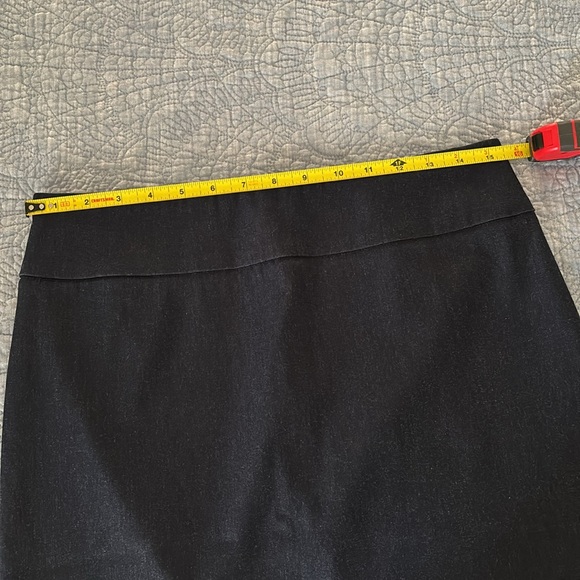 Stretch “Denim” Skirt. Size 8 - Picture 6 of 8